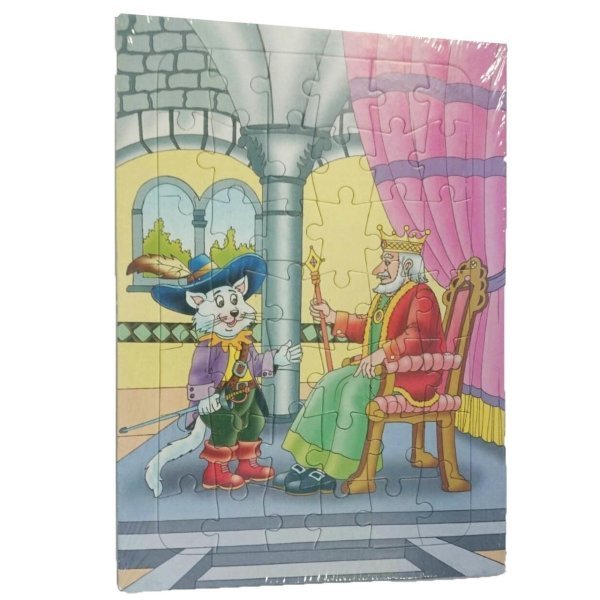 Oyuncak Puzzle Çizmeli Kedi