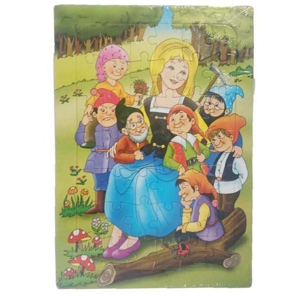 Oyuncak Puzzle Pamuk Prenses & Yedi Cüceler