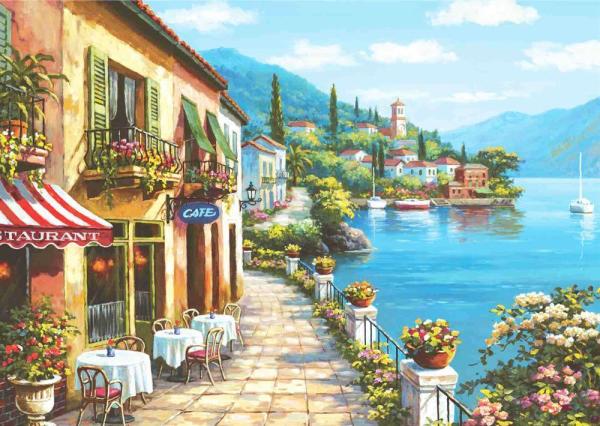 Anatolian Puzzle 3000 Parça Cafe Manzara 4909