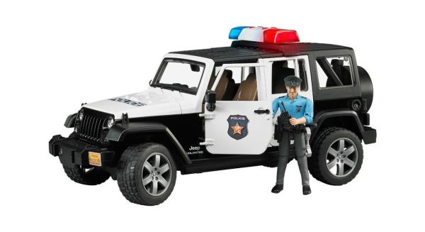 Bruder 02526 Jeep Wrangler U.R Polis Aracı ve Memuru