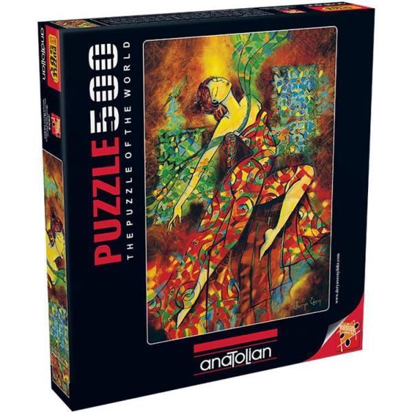 Anatolian Puzzle 500 Parça Renklerle Dans 3554