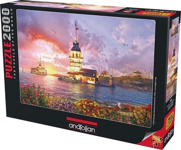 Anatolian Puzzle 2000 Parça Kız Kulesinde Akşam üstü 3934